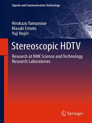 cover image of Stereoscopic HDTV